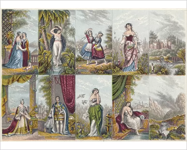 Illustrations dated 1851 N110048