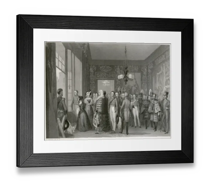 Framed Print : Accession of Queen Victoria N110054 Framed Print : Accession of Queen Victoria N110054