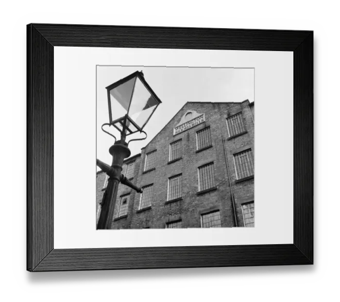 Framed Print : Wellington Mills, Leek a98_04470