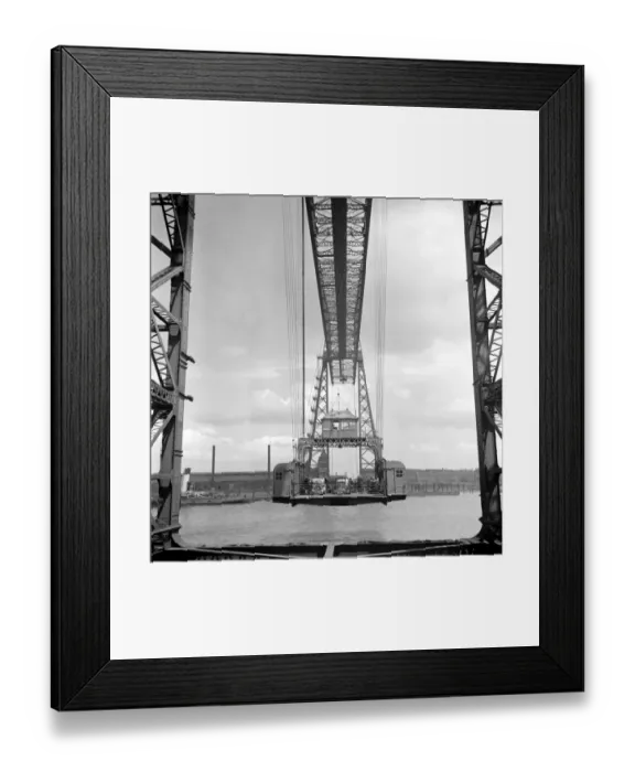 Framed Print : Tees Transporter Bridge a55_04344