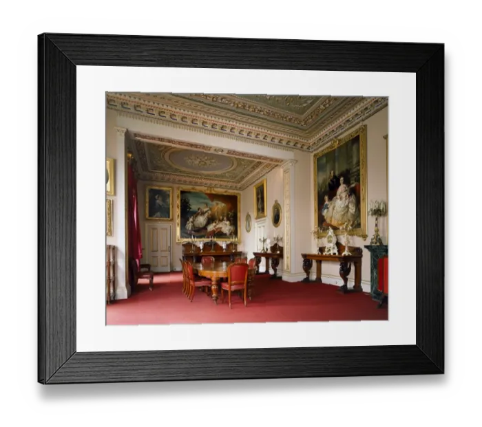 Framed Print : The Dining Room, Osborne House J890089 Framed Print : The Dining Room, Osborne House J890089