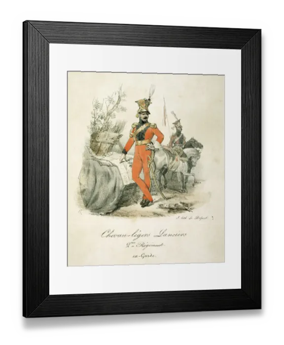 Framed Print : French Lancers J840002