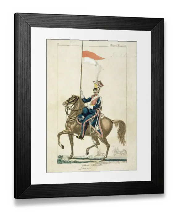 Framed Print : French Lancer J840005