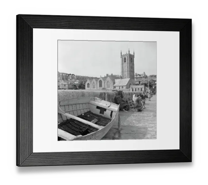 Framed Print : St Ias Church, St Ives a98_04734