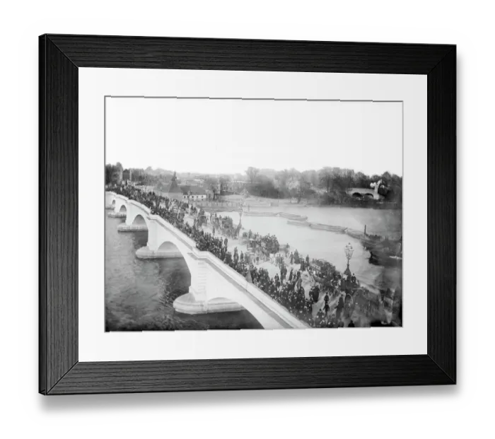Framed Print : Putney New Bridge CC63_00030