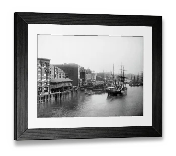Framed Print : Fish wharf at Billingsgate Market CC72_01834