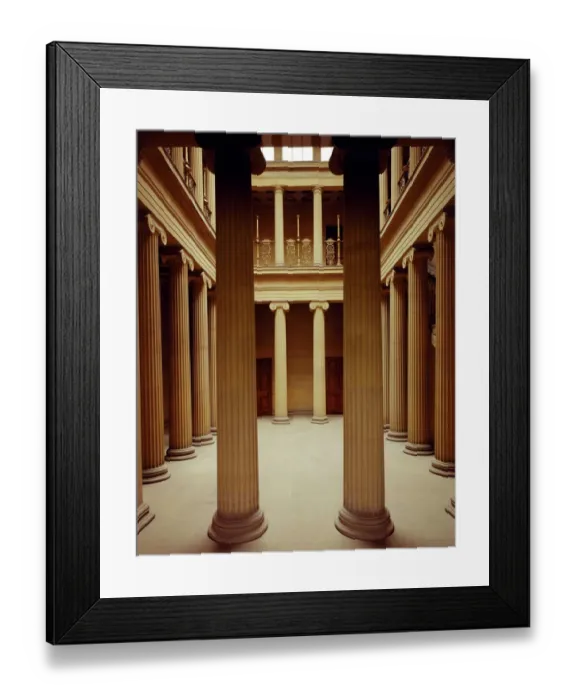 Framed Print : Belsay Hall J850185 Framed Print : Belsay Hall J850185