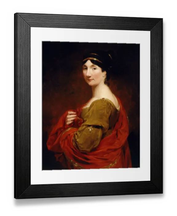 Framed Print : Frederika, Countess of Mansfield K070050 Framed Print : Frederika, Countess of Mansfield K070050