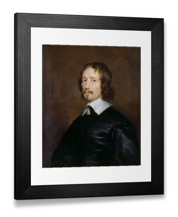 Framed Print : Portrait of John Hampden K070057 Framed Print : Portrait of John Hampden K070057
