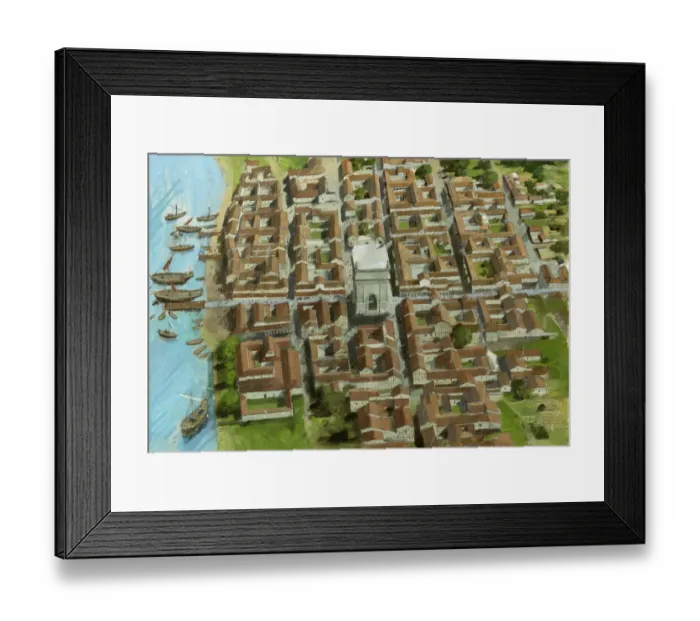 Framed Print : Richborough Roman Fort N980004