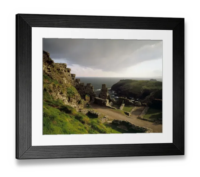 Framed Print : Tintagel Castle J950240 Framed Print : Tintagel Castle J950240