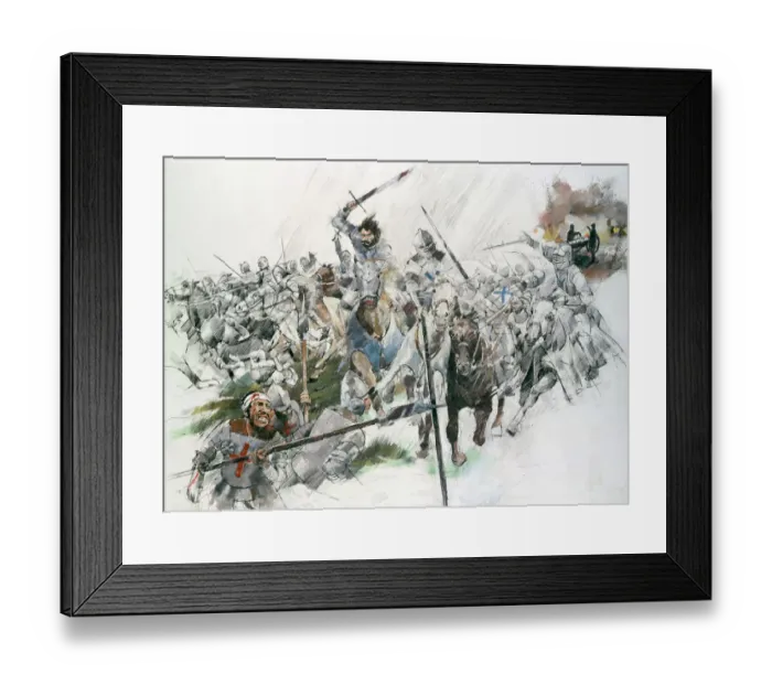 Framed Print : Battle of Flodden Field J970040