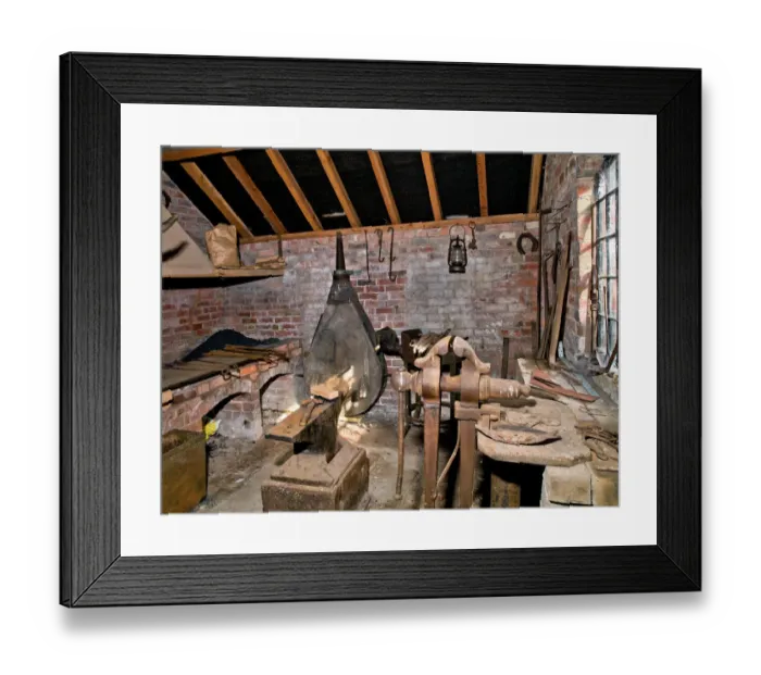 Framed Print : The smithy at Boscobel House N100719