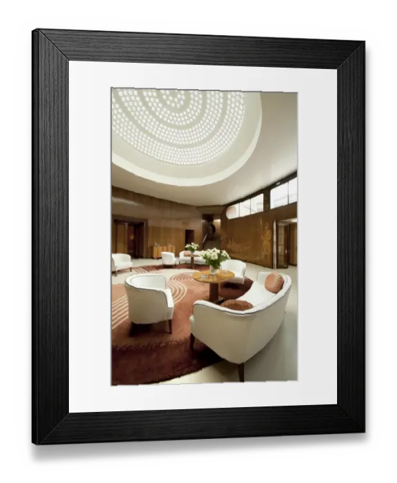 Framed Print : Entrance Hall, Eltham Palace N100733