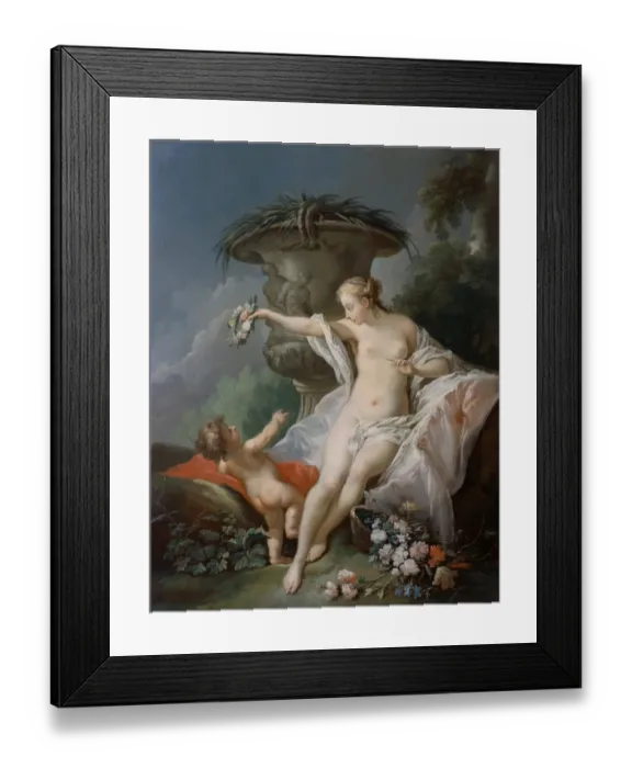 Framed Print : Venus and Cupid K040872