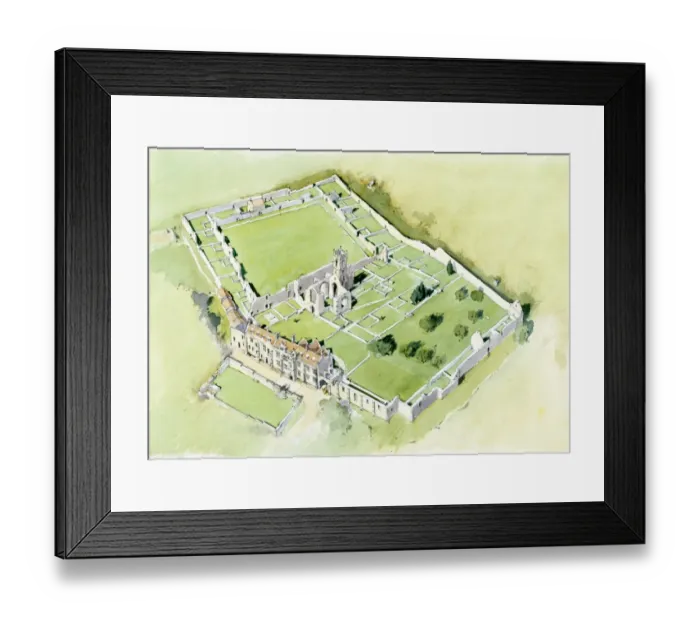 Framed Print : Mount Grace Priory J960091
