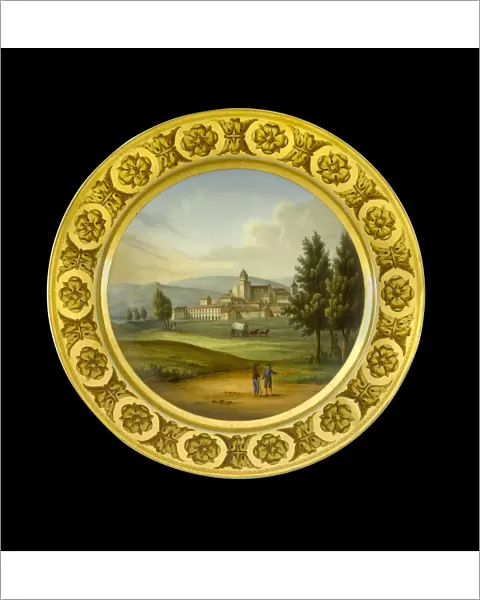 Dessert plate depicting Vittoria N081175
