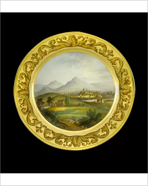 Dessert plate depicting Toulouse N081177