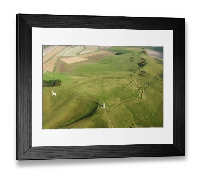 Framed Print : Cherhill Down, Wiltshire N072067