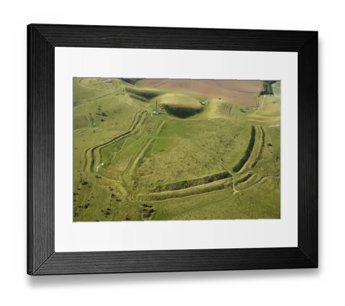 Framed Print : Oldbury Castle, Cherhill Down, Wiltshire N072068