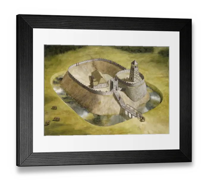 Framed Print : Helmsley Castle J870640