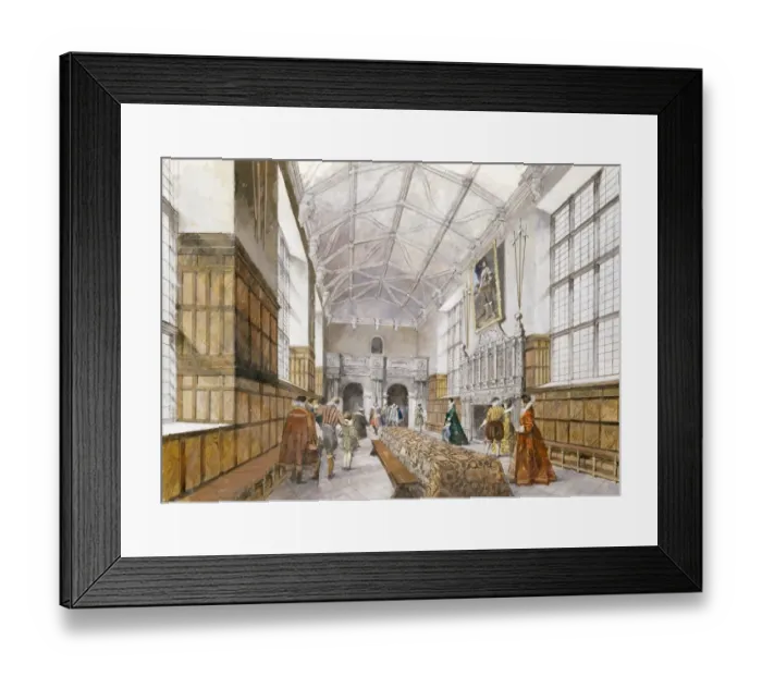 Framed Print : Kirby Hall J880055