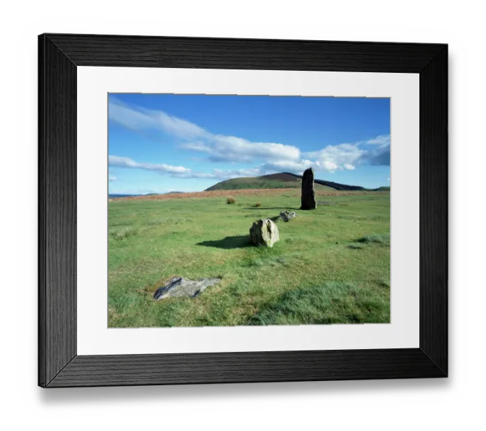 Framed Print : Mitchells Fold Stone Circle K040514
