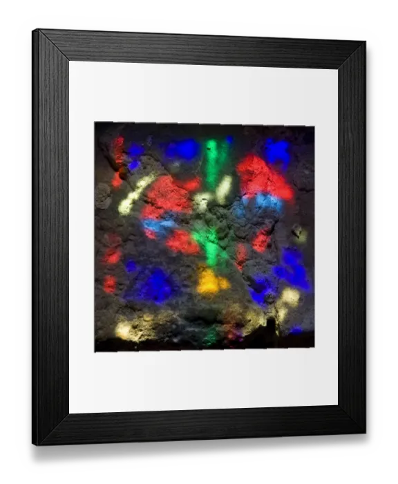 Framed Print : Patterns of colour and light DP076472
