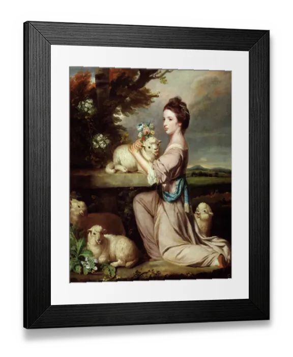 Framed Print : Reynolds - Lady Mary Leslie J910492 Framed Print : Reynolds - Lady Mary Leslie J910492