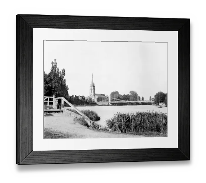 Framed Print : Marlow Bridge CC73_00786