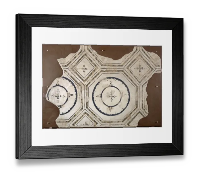 Framed Print : Plaster vault, Wroxeter Roman City J970269
