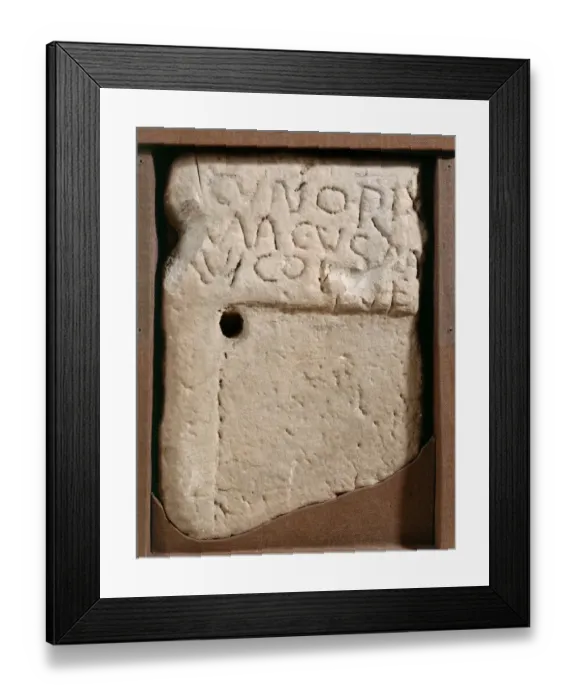 Framed Print : Cunorix stone, Wroxeter Roman City J970270 Framed Print : Cunorix stone, Wroxeter Roman City J970270