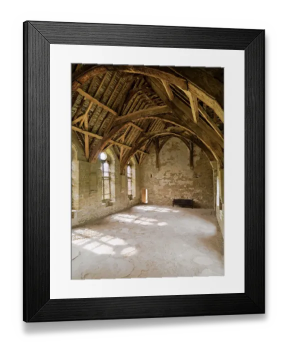 Framed Print : The Hall at Stokesay Castle N080934