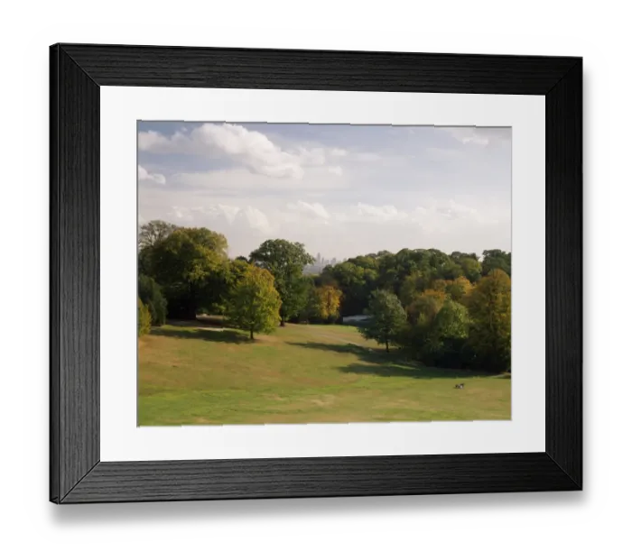 Framed Print : Kenwood House parkland J890412