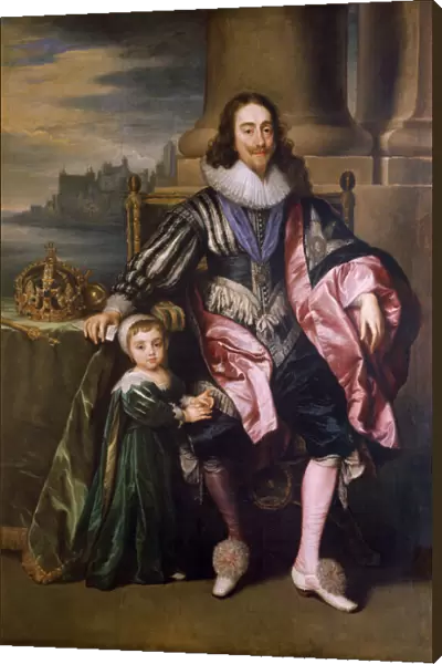 Charles I and Prince Charles J900213
