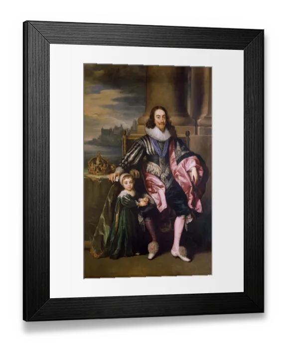 Framed Print : Charles I and Prince Charles J900213