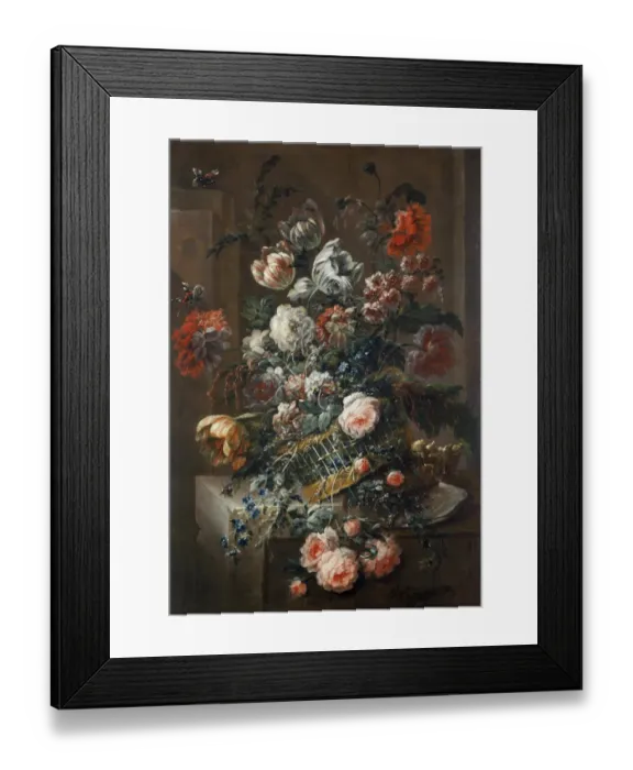 Framed Print : Morel - Flower Piece J920092