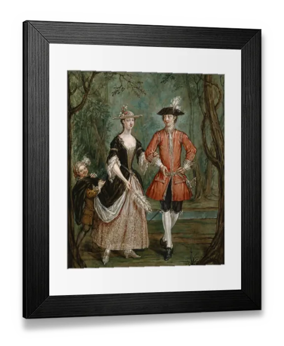 Framed Print : Laroon - Lady and Gentleman J950297
