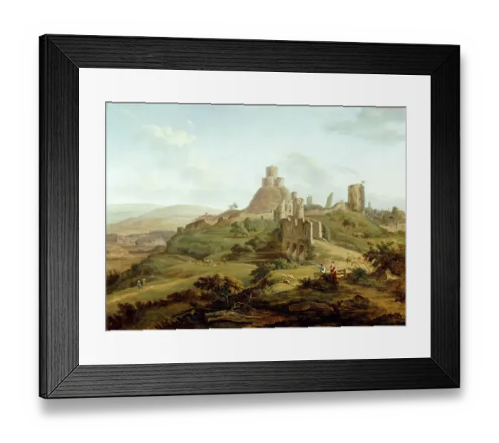 Framed Print : De Cort - Launceston Castle K010763