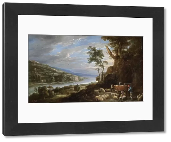 Teniers - Landscape with shepherds N070678