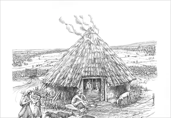 Iron Age Roundhouse N070430