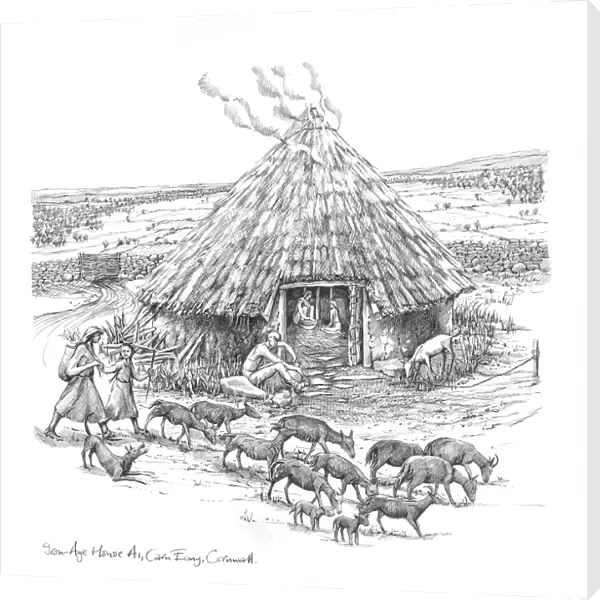Iron Age Roundhouse N070430