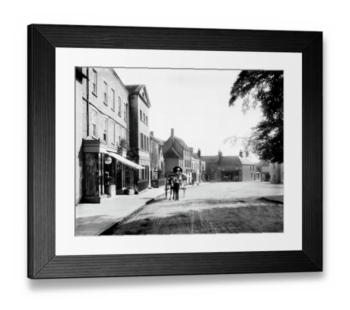 Framed Print : Market Place, Fairford CC57_00343 Framed Print : Market Place, Fairford CC57_00343