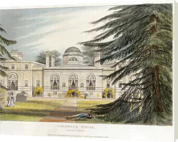 Chiswick House engraving N110156