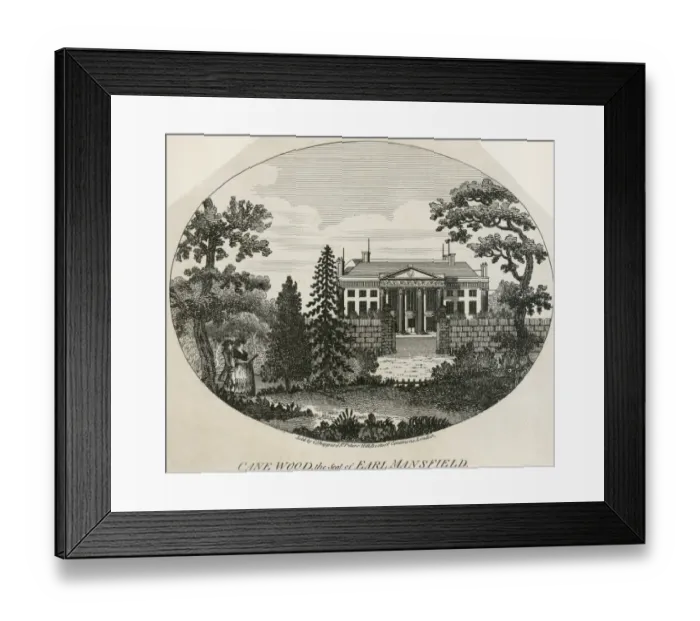 Framed Print : Engraving of Kenwood House N110149
