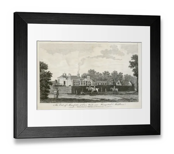 Framed Print : Engraving of Kenwood House N110150