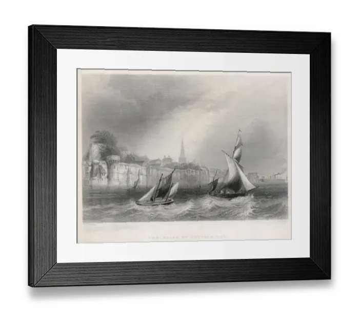 Framed Print : Walls of Southampton N110166
