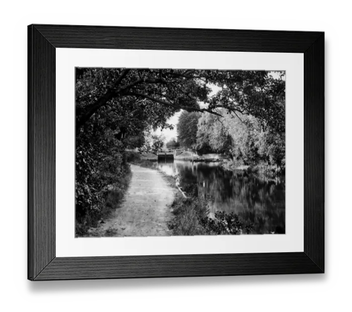 Framed Print : Sonning Lock CC97_02855