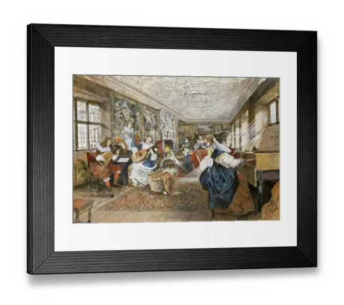 Framed Print : Kirby Hall J880056