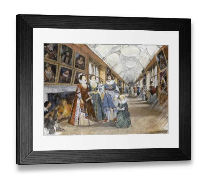 Framed Print : Kirby Hall J880057